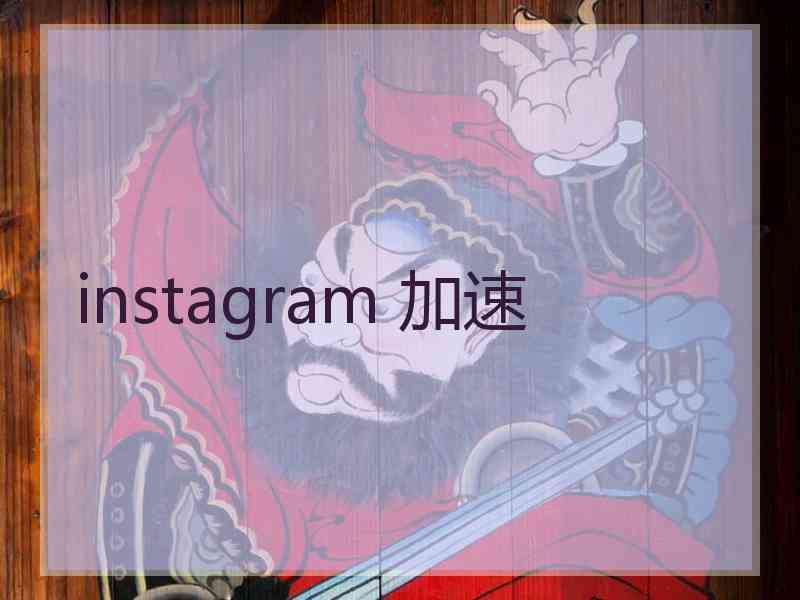 instagram 加速