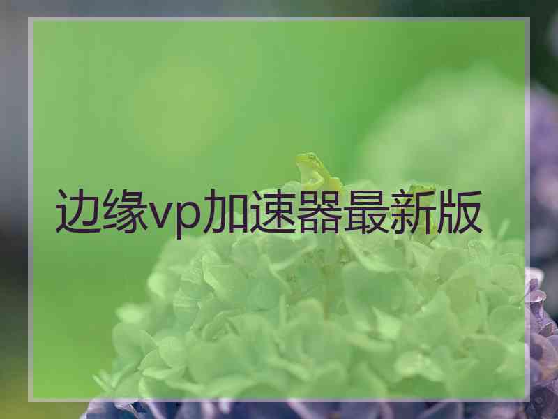 边缘vp加速器最新版